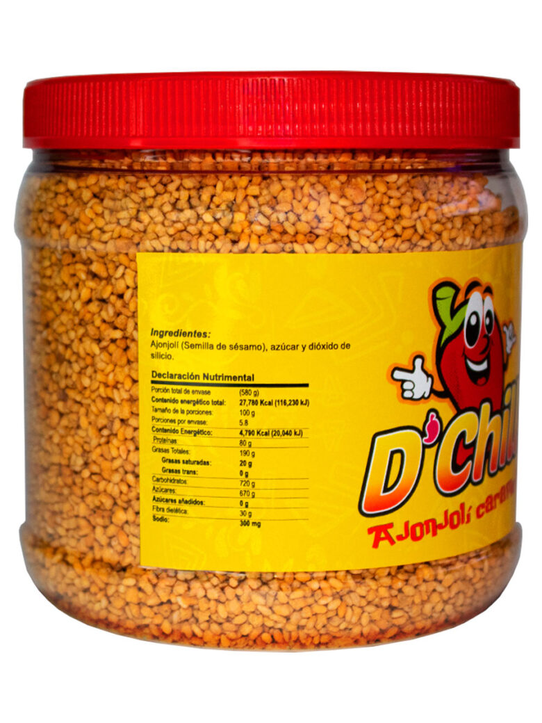 Ajonjoli Caramelizado Para Escarchar de 580 gr Sabor Caramelo - D’CHILL - Image 2